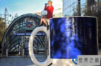 ​英国伦敦高达2.9米最大的咖啡杯