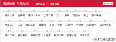 ​惠州地铁1号线有了新进展了